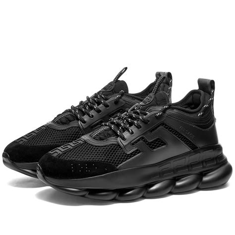 versace trainers chain reaction black|adidasi Versace chain reaction.